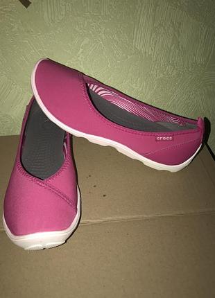 Балетки crocs оригинал  w8
