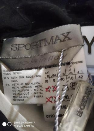 💯шовкова блуза-сорочка sportmax,max mara7 фото