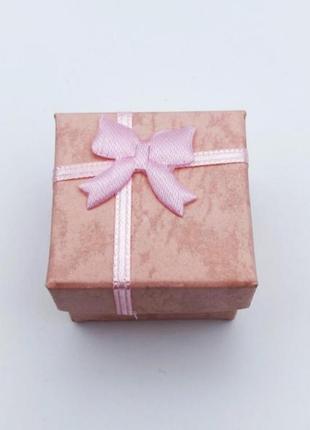 Коробочка для украшений подарочная коробка для сережек кольца подвески2 фото
