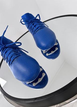 Крутые яркие бутсы с чулком бандаж + шнуровкой!  adidas nemezis.6 фото