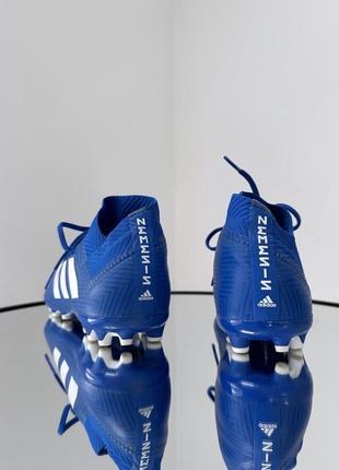 Крутые яркие бутсы с чулком бандаж + шнуровкой!  adidas nemezis.3 фото