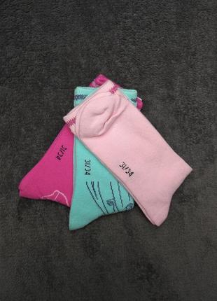 Шкарпетки принцеси р. 31-34 kiabi 3 шт.2 фото