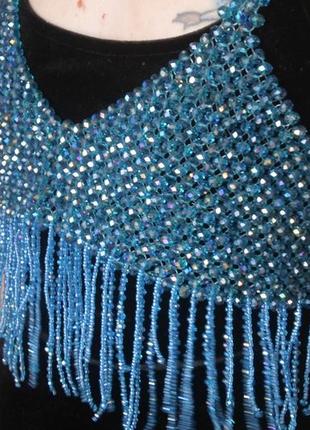 Топ из бусин