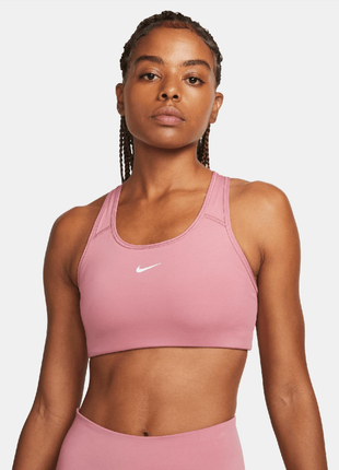 Спортивный топ nike swoosh 1 piece sports bra - xl