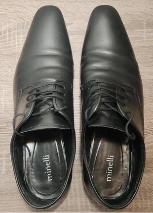 Мужские элитные туфли minelli, 44р.