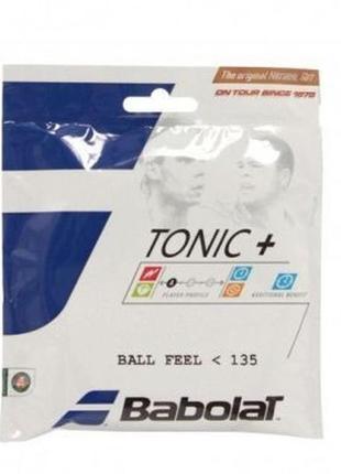 Струна babolat tonic + ball feel bt7 natural 1,35mm 12 201026/128