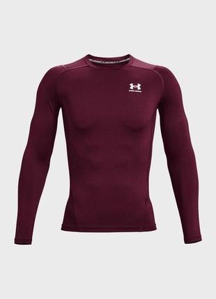 Лонгслів under armour ua hg armour comp ls бордовий муж lg 1361524-609 sm