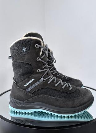 Высококачественные мощные тёплые и высокие ботинки lowa emma gtx1 фото