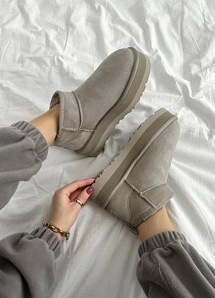 Угги зимние в стиле ugg