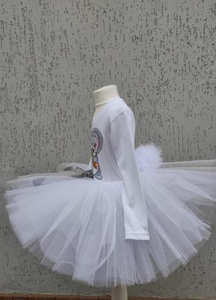 Карнавальный костюм белого зайчика, наряд зайчика, платье зайчики4 фото