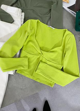 Топ zara лонгслів zara лонгслив 5