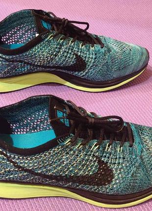 Nike flyknit racer 'blue lagoon'1 фото