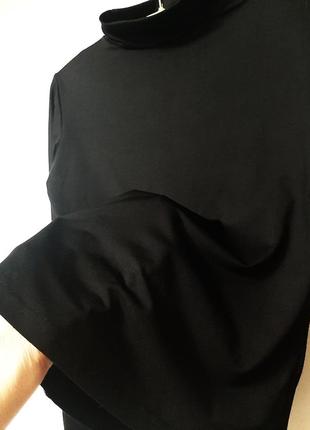 Euros женская водолазка чёрная эластичная с длинными рукавами гольфик деми/зима размер 38-444 фото