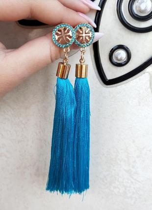 Серьги кисточки 2