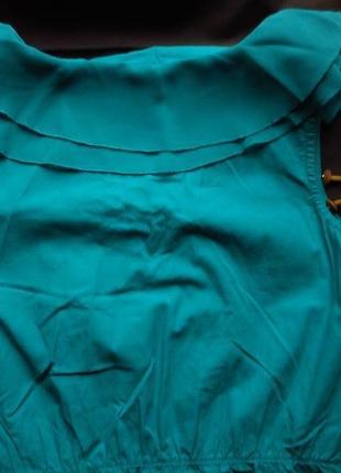 Изумрудное/зеленое летнее платье бонприкс/bonprix до колен2 фото