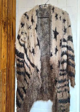 Кардиган (удлинённая кофта- травка)