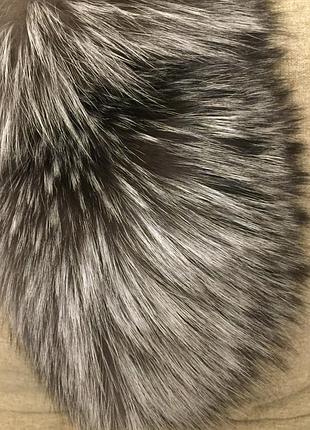 Воротник чернобурка hand made