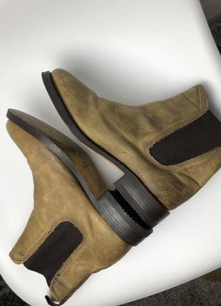 Винтажные челси бренда marlboro classics винтаж ботинки размер 39 40 натуральная кожа с потертостями crazy horse goodyear welt ручная работа6 фото