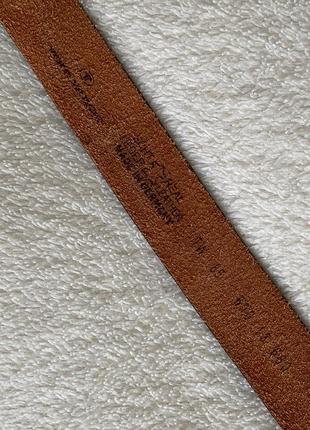 Коричневый кожаный ремень, ремень из натуральной кожи