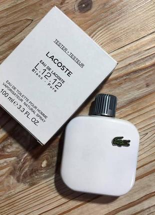 Lacoste eau de l.12.12 blanc,100 мл.