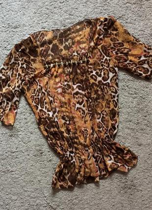 Леопардова блуза