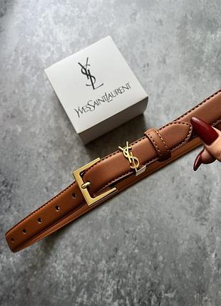 Женский кожаный ремень в стиле ysl yves laurent