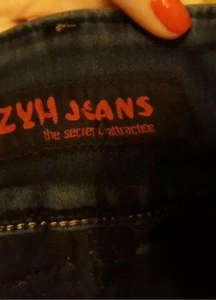 Джинсы на флисе, байке zym jeans4 фото