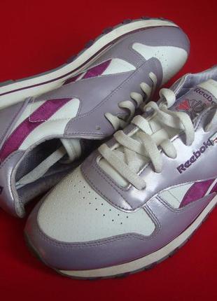 Кроссовки reebok classic натур кожа 39-40 размер3 фото