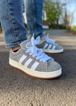 Кроссовки adidas fur campus grey