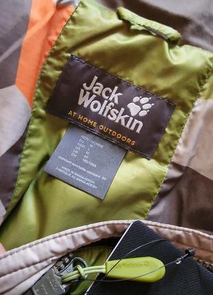 Брендовая фирменная куртка натуральный пуховик jack wolfskin,оригинал,новая с бирками,размер m-l.7 фото