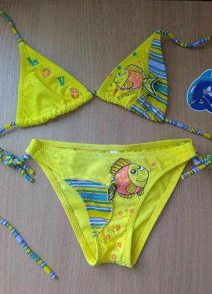 Купальник детский на завязках