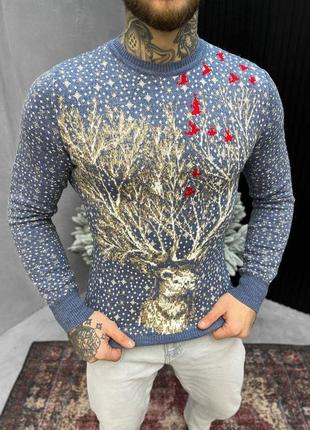 Мужские новогодние свитера1 фото