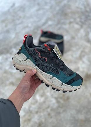 Мужские зимние кроссовки reebok zig kinetica ii gore-tex edge green beige