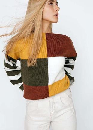 Вязаный женский свитер 032 в разных расцветках7 фото