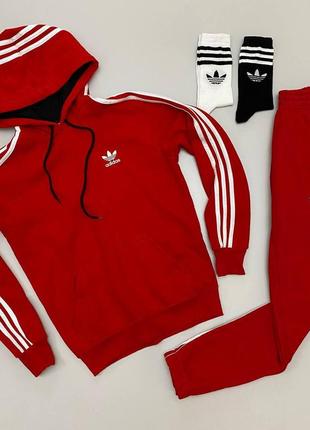 Костюм adidas зима: худі з капюшоном-штани