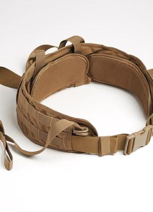 Ремінь розвантажувальний тактичний армійський assault frag belt, колір coyote