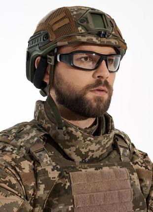 Тактичні окуляри edge hamel thin temple - matte black frame / smoke photochromic vapor shield lenses