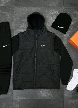 Комплект 4в1 nike двухнить флис