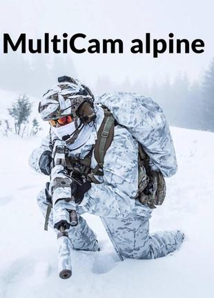Костюм маскувальний зимовий multicam alpine маскхалат тактичний білий армійський зимовий маскувальний костюм2 фото