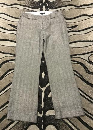 Широкие брюки из шерсти на подкладке1 фото