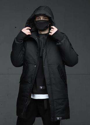 Курточка  черная мужская зима3 фото