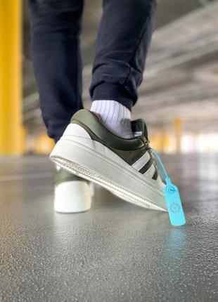 Чоловічі кросівки адідас adidas campus x bad bunny wild moss(36рр - 45рр), кросовки адидас мужские, кросівки жіночі адідас3 фото
