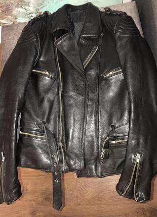 Шкіряна косуха чоловіча