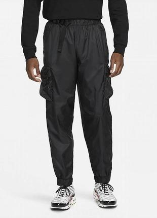 Штани nike tech lined woven pant black fb7911-0101 фото