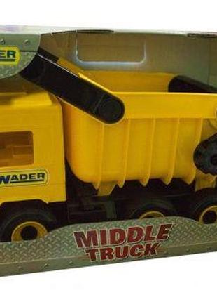 Самосвал "middle truck" (желтый)1 фото