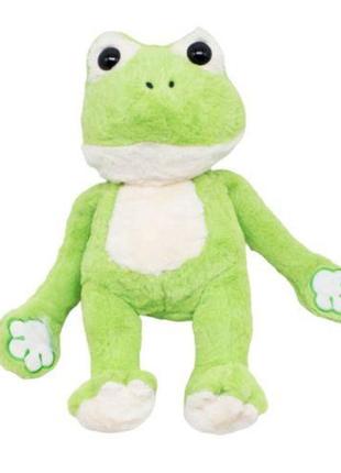 М'яка іграшка "звірятка: жабка" (35 см)