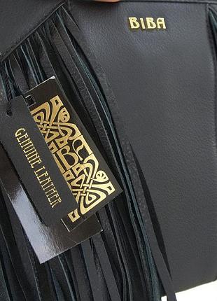 Клатч кожаный, сумка biba, натуральная кожа.