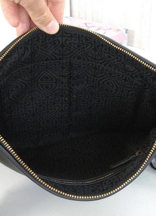 Клатч кожаный, сумка biba, натуральная кожа.