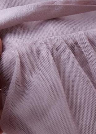 Брендовое длинное люлевое коктельное платье сетка пудрового оттенка от little mistress4 фото