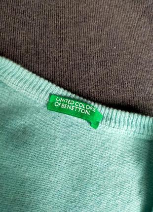 Benetton пуловер вовна шерсть4 фото